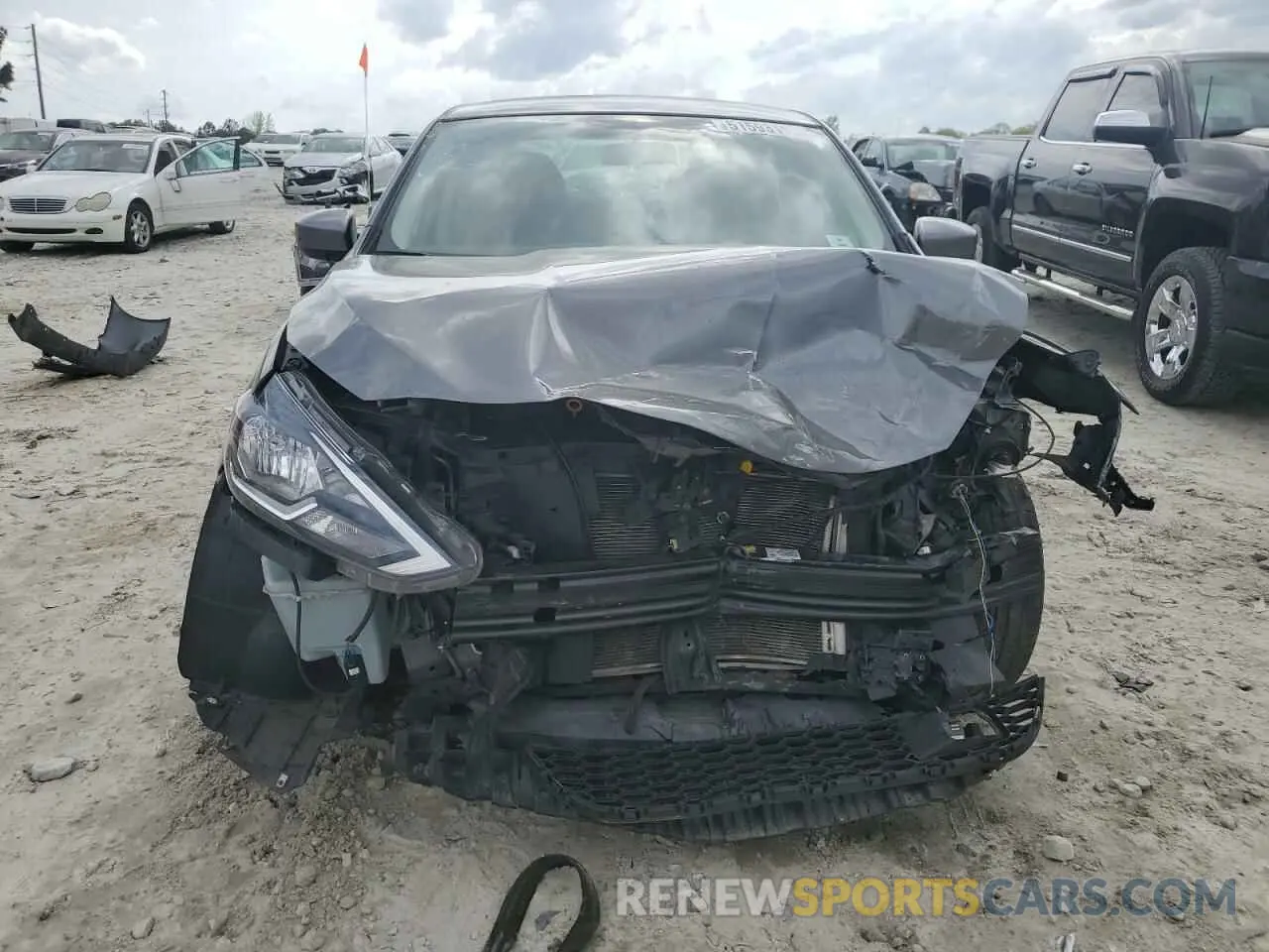 5 Photograph of a damaged car 3N1AB7AP4KY291794 NISSAN SENTRA 2019