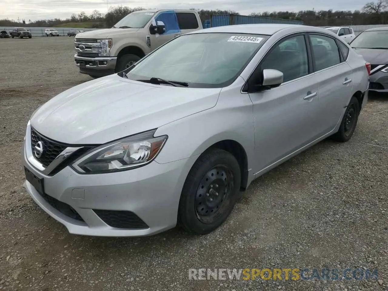 1 Photograph of a damaged car 3N1AB7AP4KY292279 NISSAN SENTRA 2019