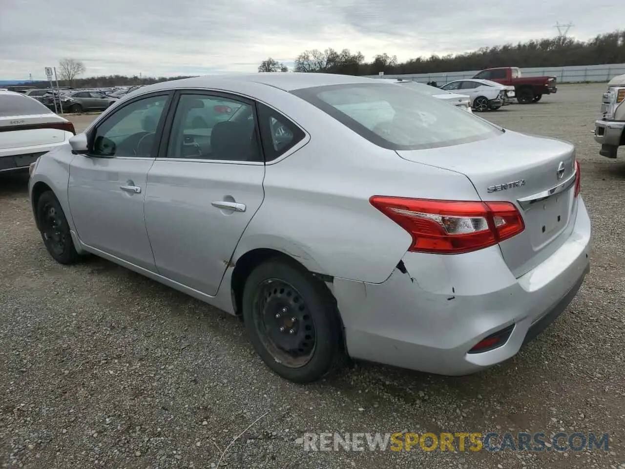 2 Photograph of a damaged car 3N1AB7AP4KY292279 NISSAN SENTRA 2019