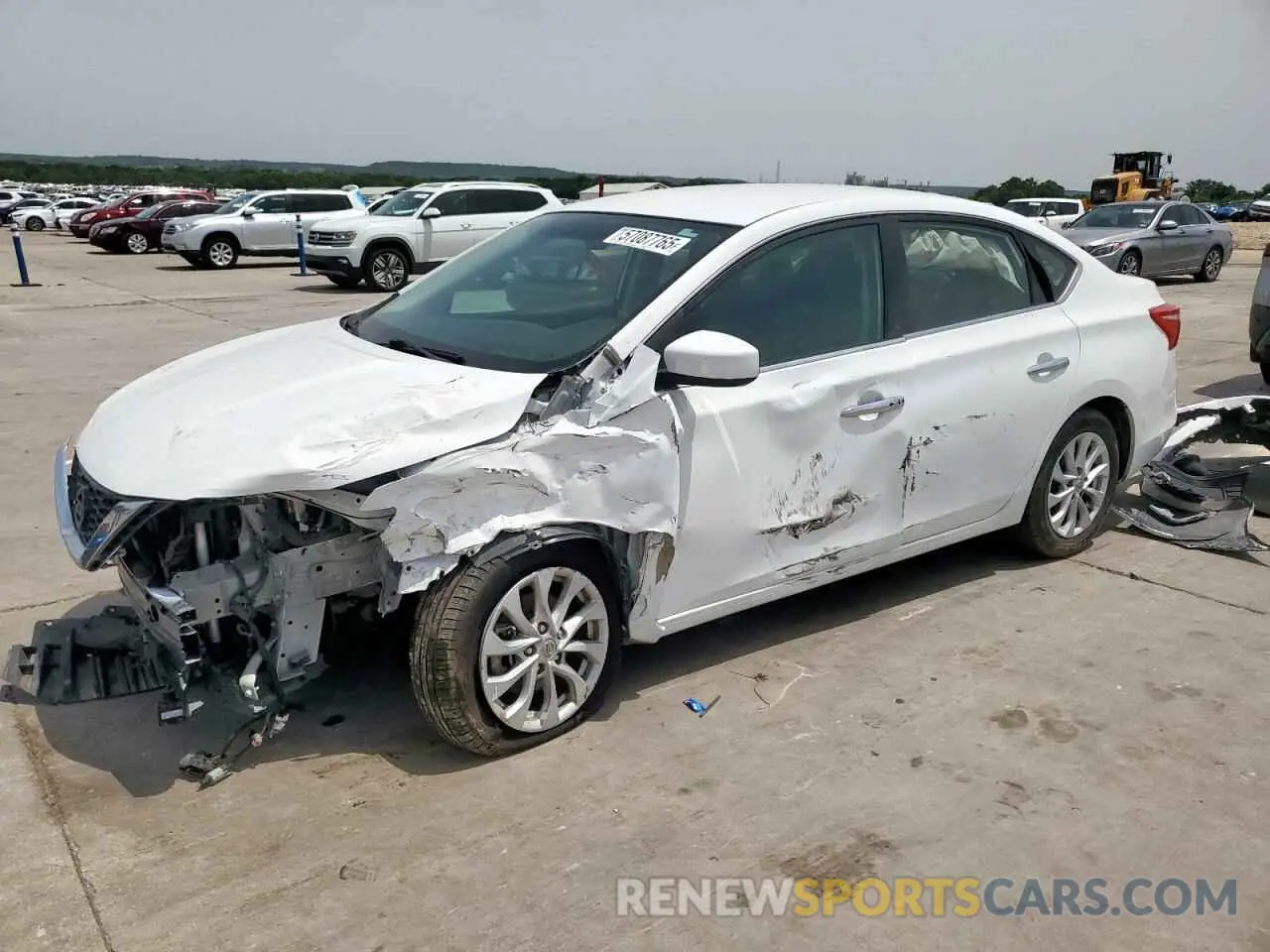 1 Photograph of a damaged car 3N1AB7AP4KY299331 NISSAN SENTRA 2019