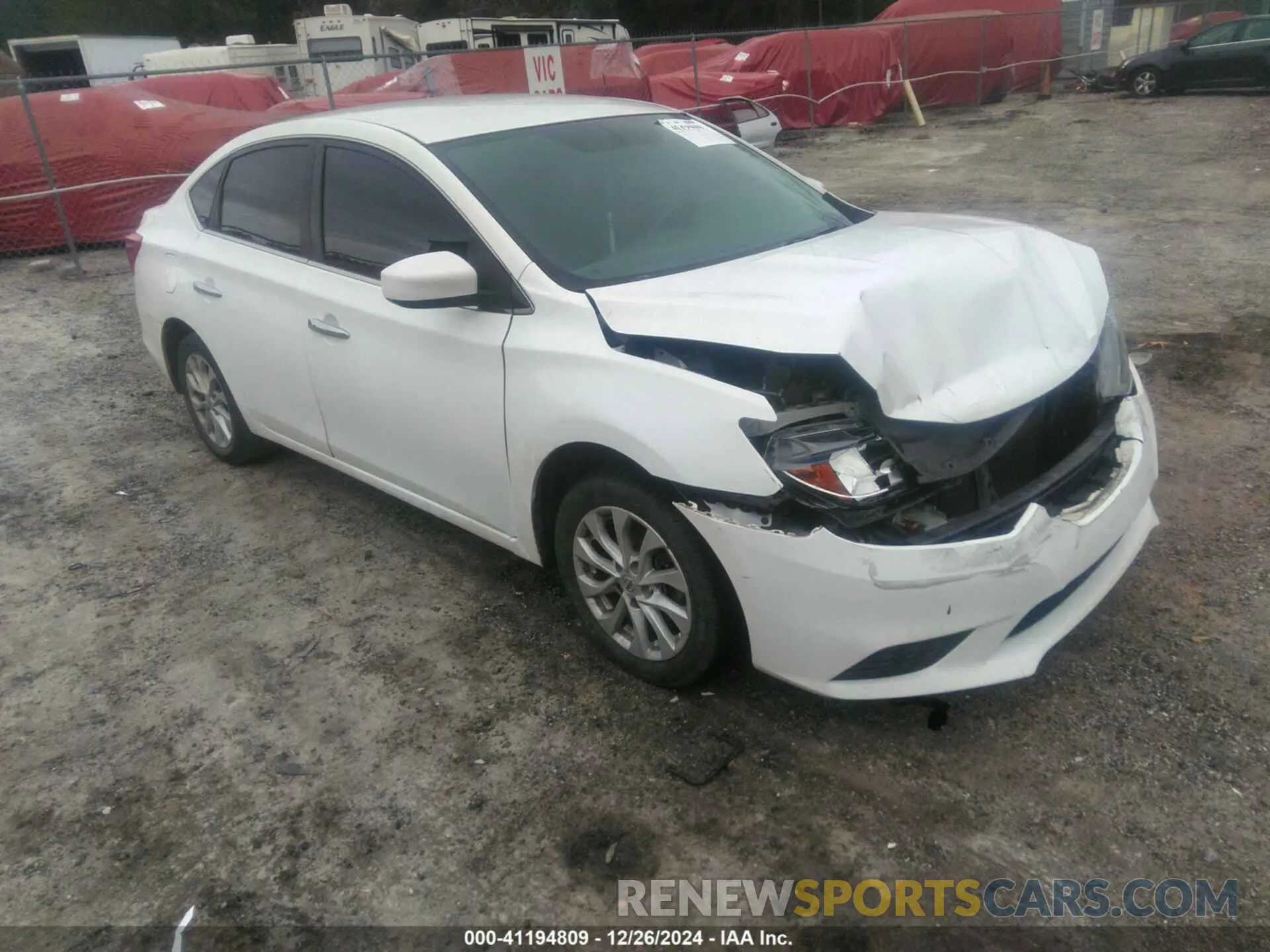 1 Photograph of a damaged car 3N1AB7AP4KY311509 NISSAN SENTRA 2019