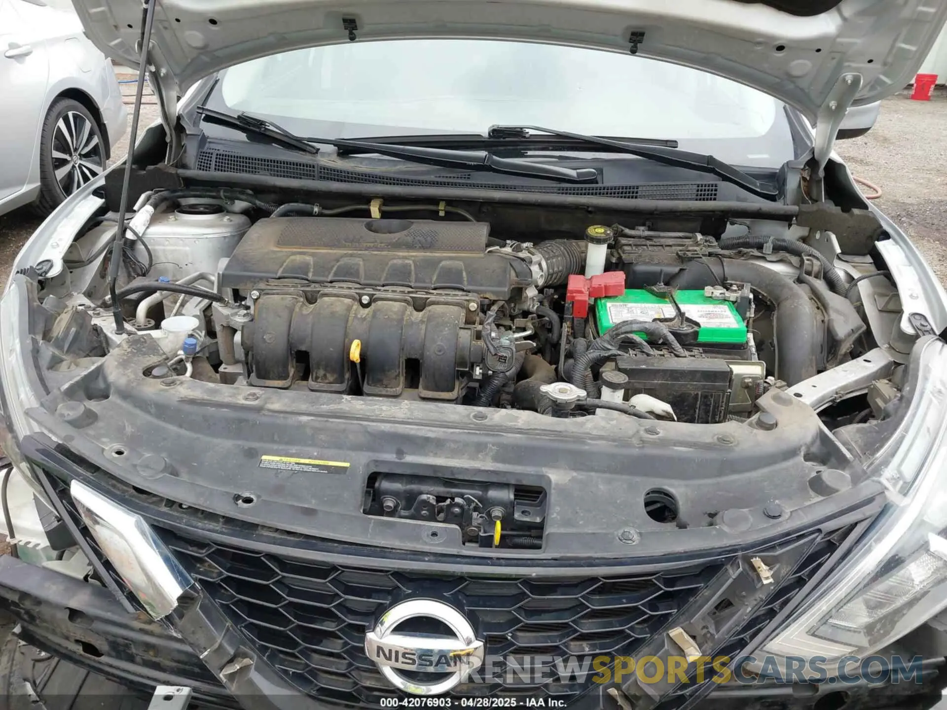 10 Photograph of a damaged car 3N1AB7AP4KY316287 NISSAN SENTRA 2019