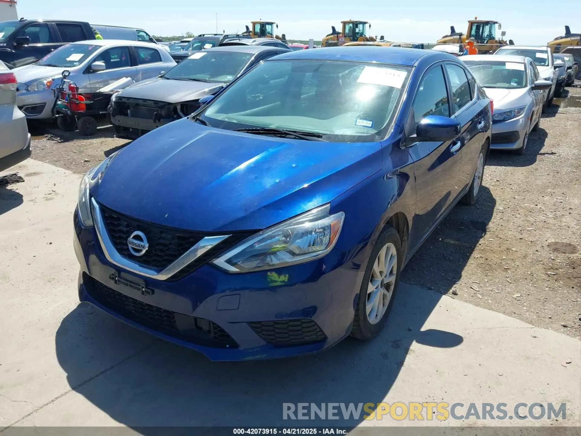 2 Photograph of a damaged car 3N1AB7AP4KY318783 NISSAN SENTRA 2019