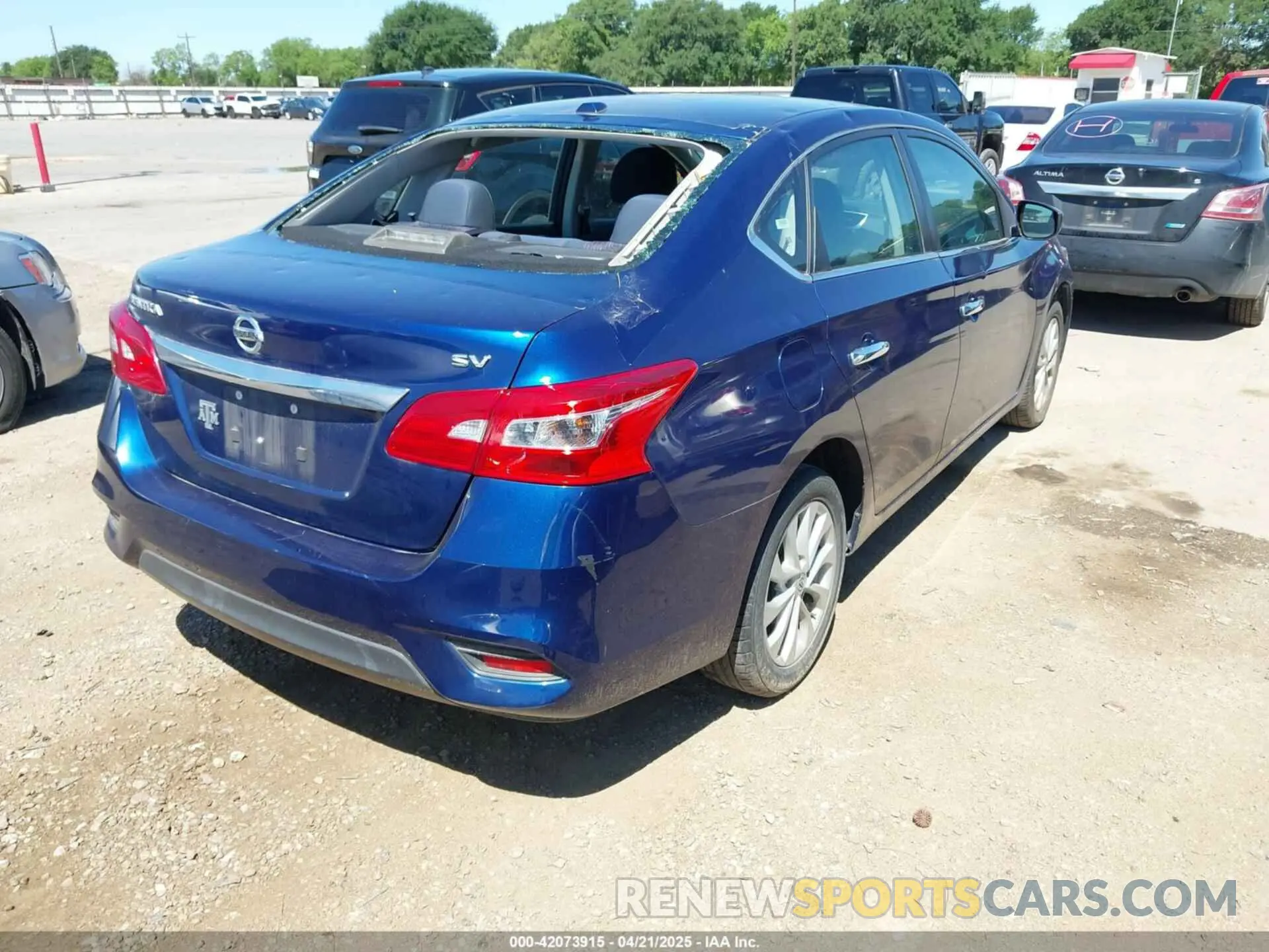 4 Photograph of a damaged car 3N1AB7AP4KY318783 NISSAN SENTRA 2019