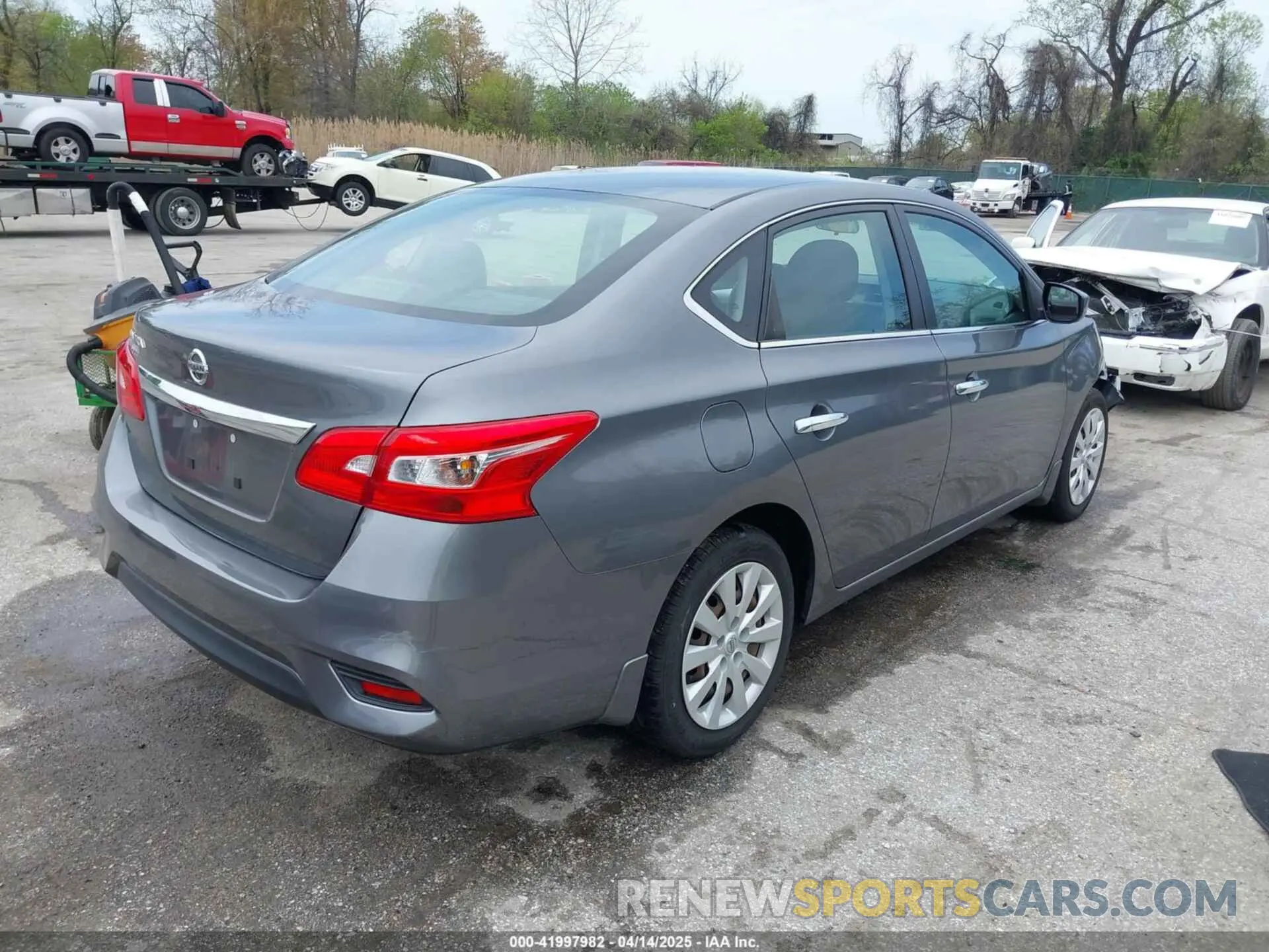 4 Photograph of a damaged car 3N1AB7AP4KY322090 NISSAN SENTRA 2019