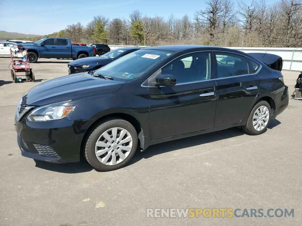 1 Photograph of a damaged car 3N1AB7AP4KY322865 NISSAN SENTRA 2019