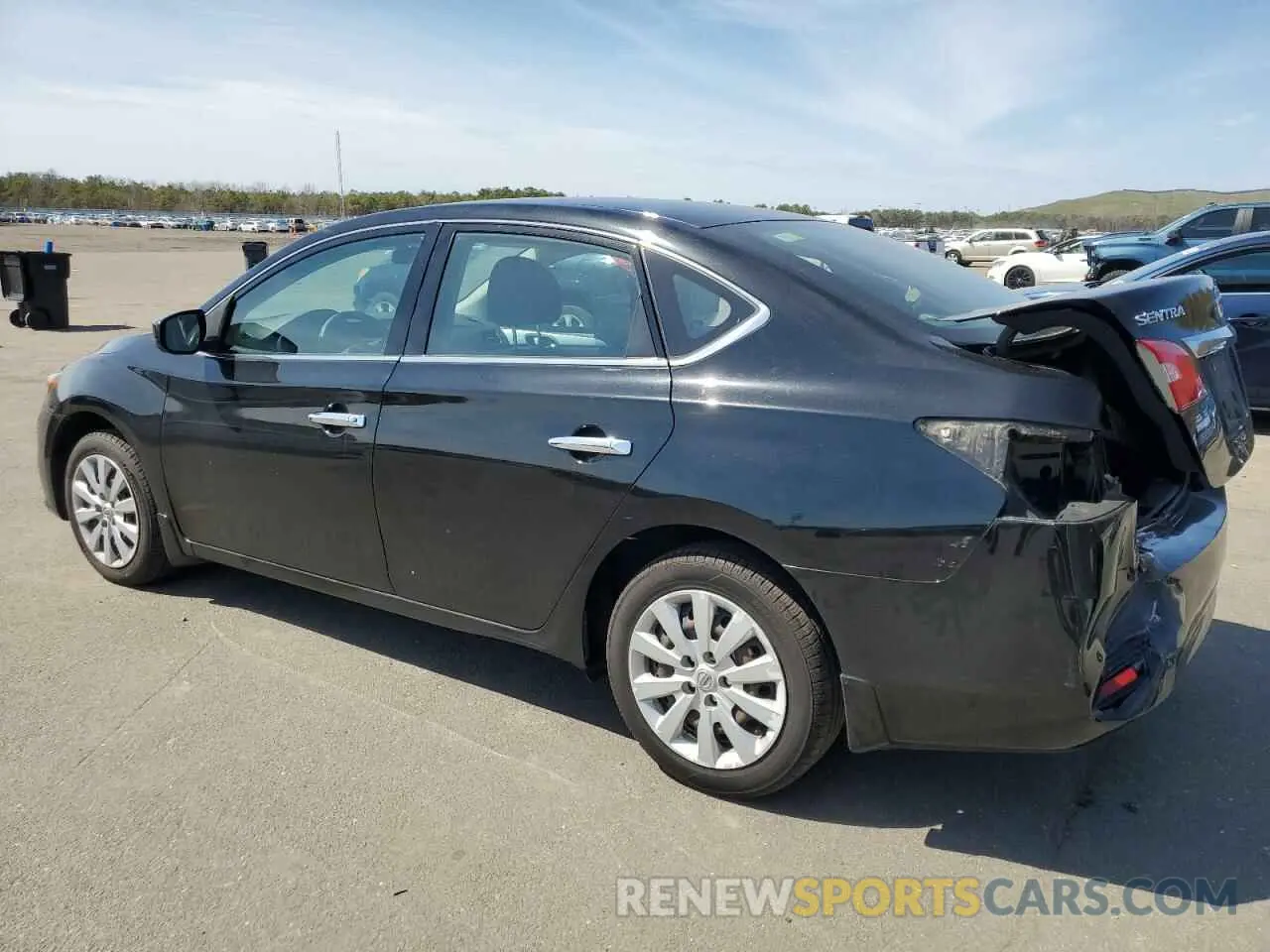 2 Photograph of a damaged car 3N1AB7AP4KY322865 NISSAN SENTRA 2019