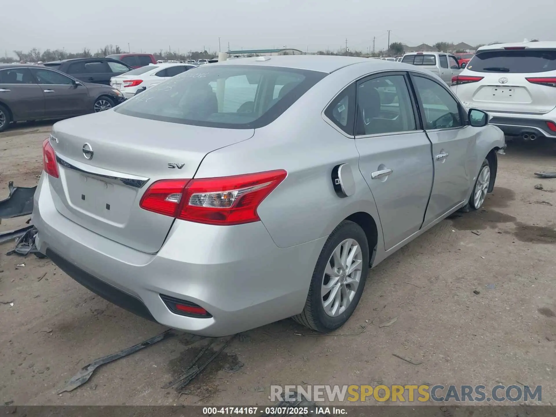 4 Photograph of a damaged car 3N1AB7AP4KY327516 NISSAN SENTRA 2019