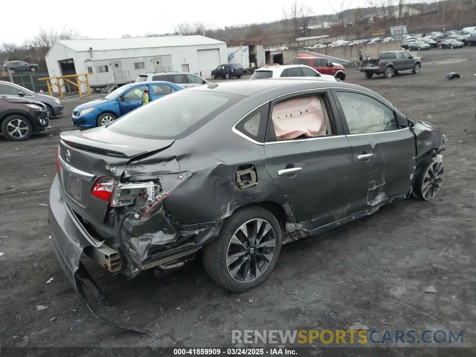 4 Photograph of a damaged car 3N1AB7AP4KY328374 NISSAN SENTRA 2019
