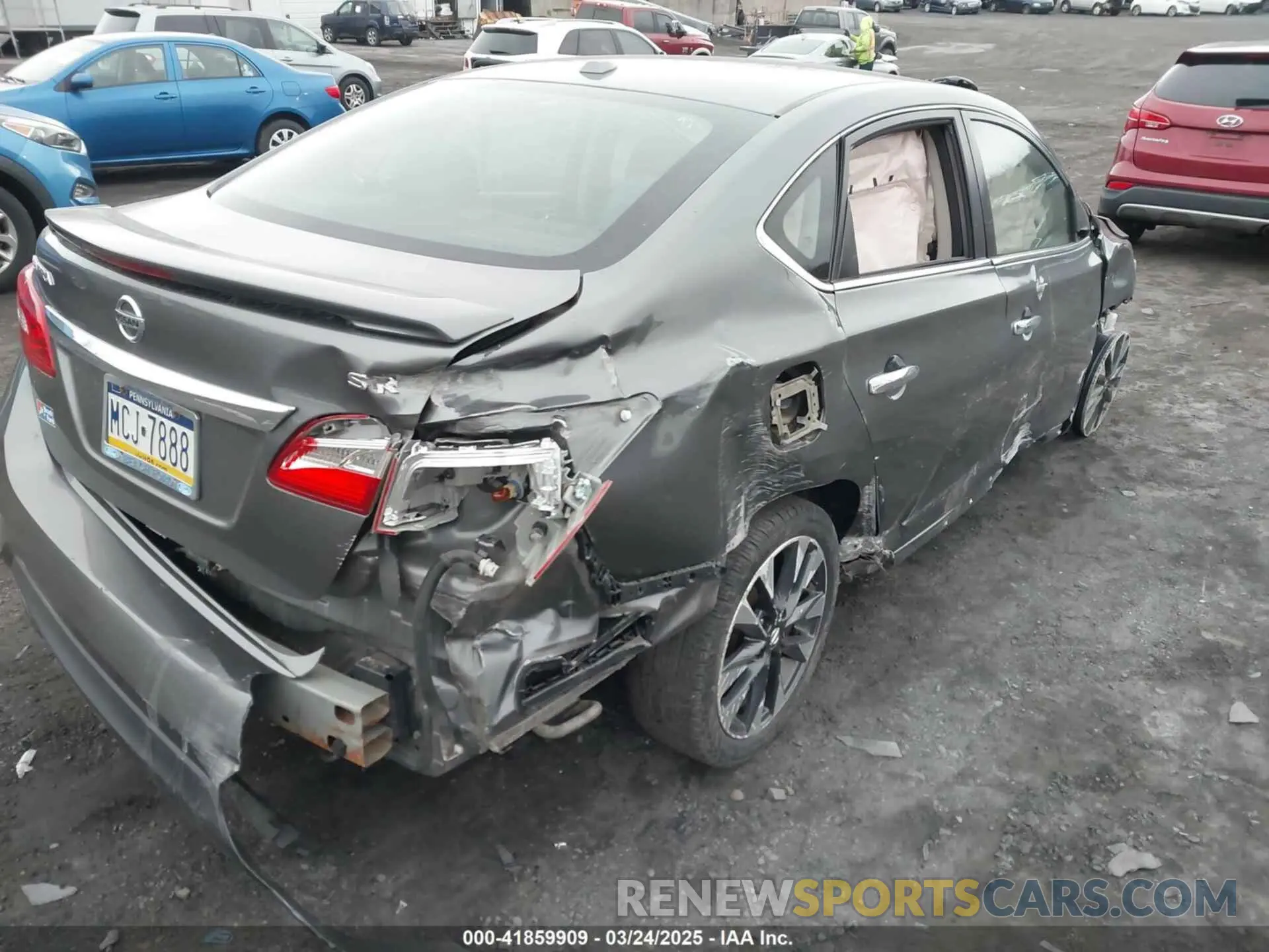 6 Photograph of a damaged car 3N1AB7AP4KY328374 NISSAN SENTRA 2019