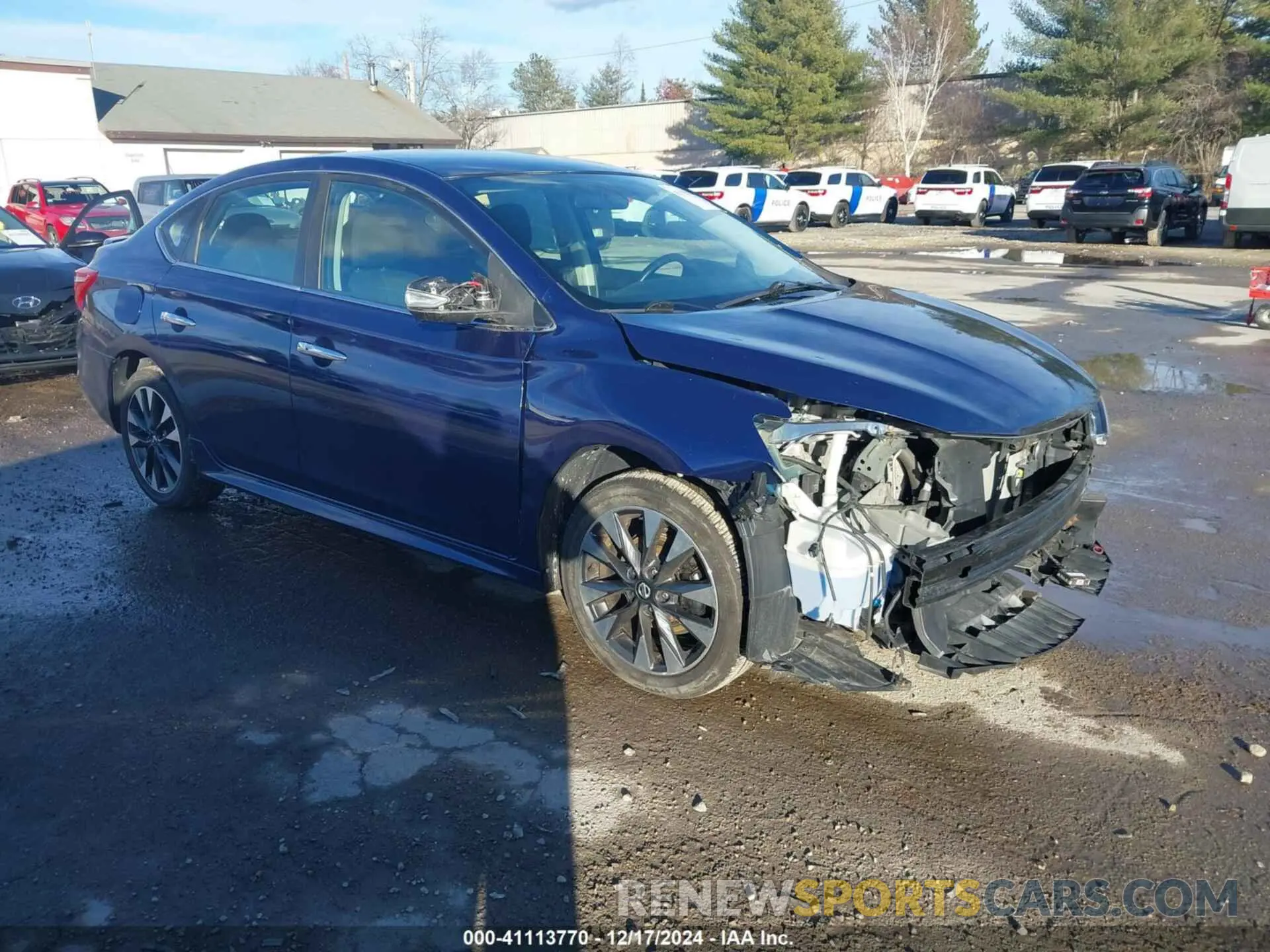 1 Photograph of a damaged car 3N1AB7AP4KY330027 NISSAN SENTRA 2019