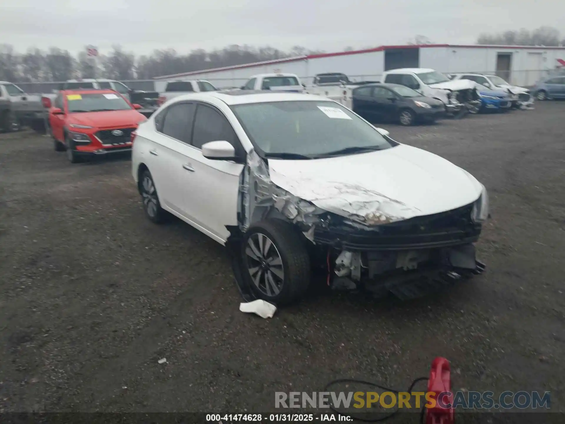 1 Photograph of a damaged car 3N1AB7AP4KY335535 NISSAN SENTRA 2019