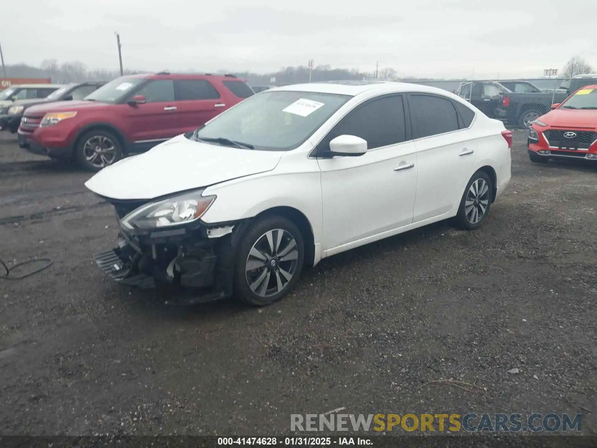 2 Photograph of a damaged car 3N1AB7AP4KY335535 NISSAN SENTRA 2019