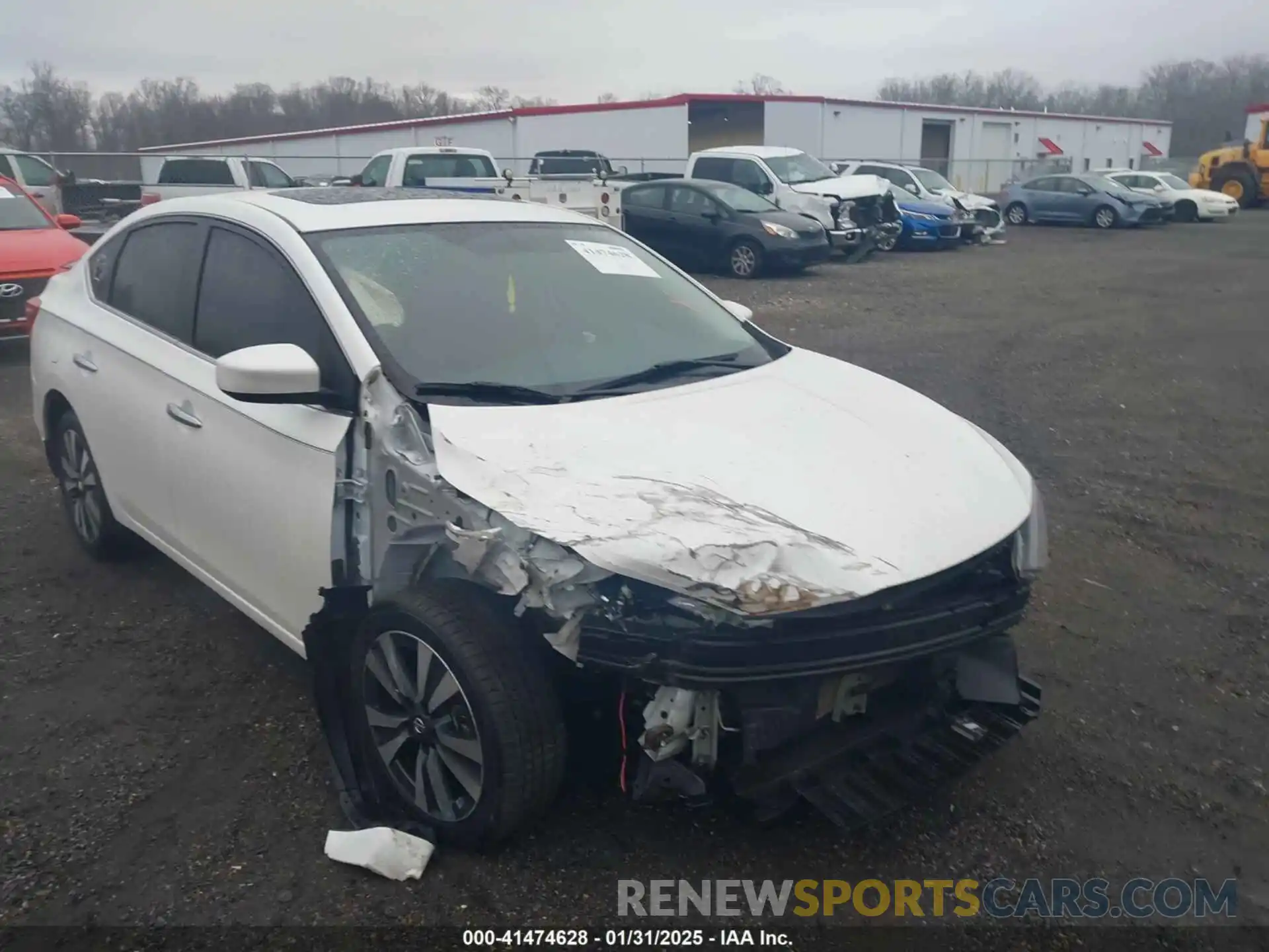 6 Photograph of a damaged car 3N1AB7AP4KY335535 NISSAN SENTRA 2019