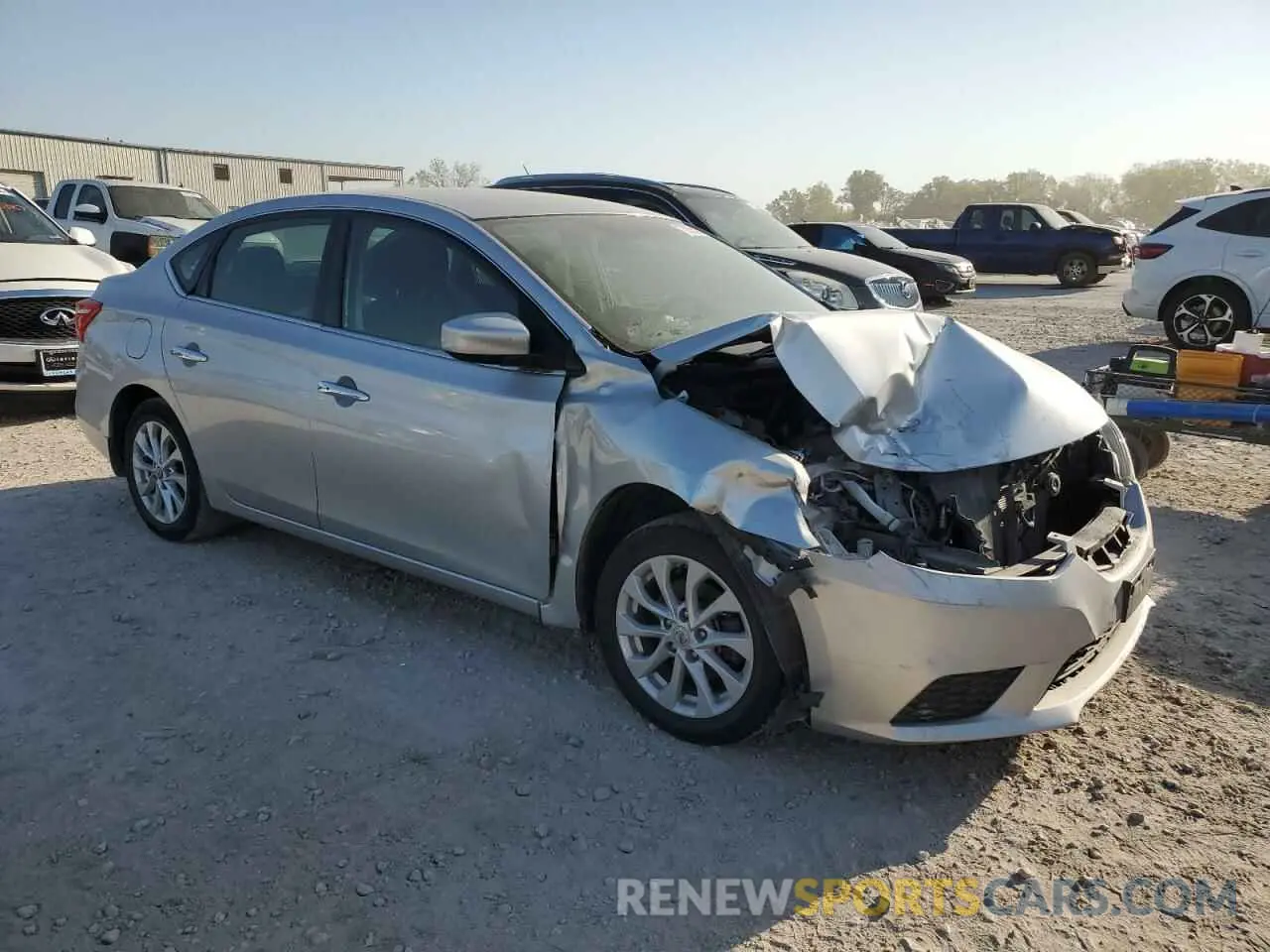 4 Photograph of a damaged car 3N1AB7AP4KY335826 NISSAN SENTRA 2019