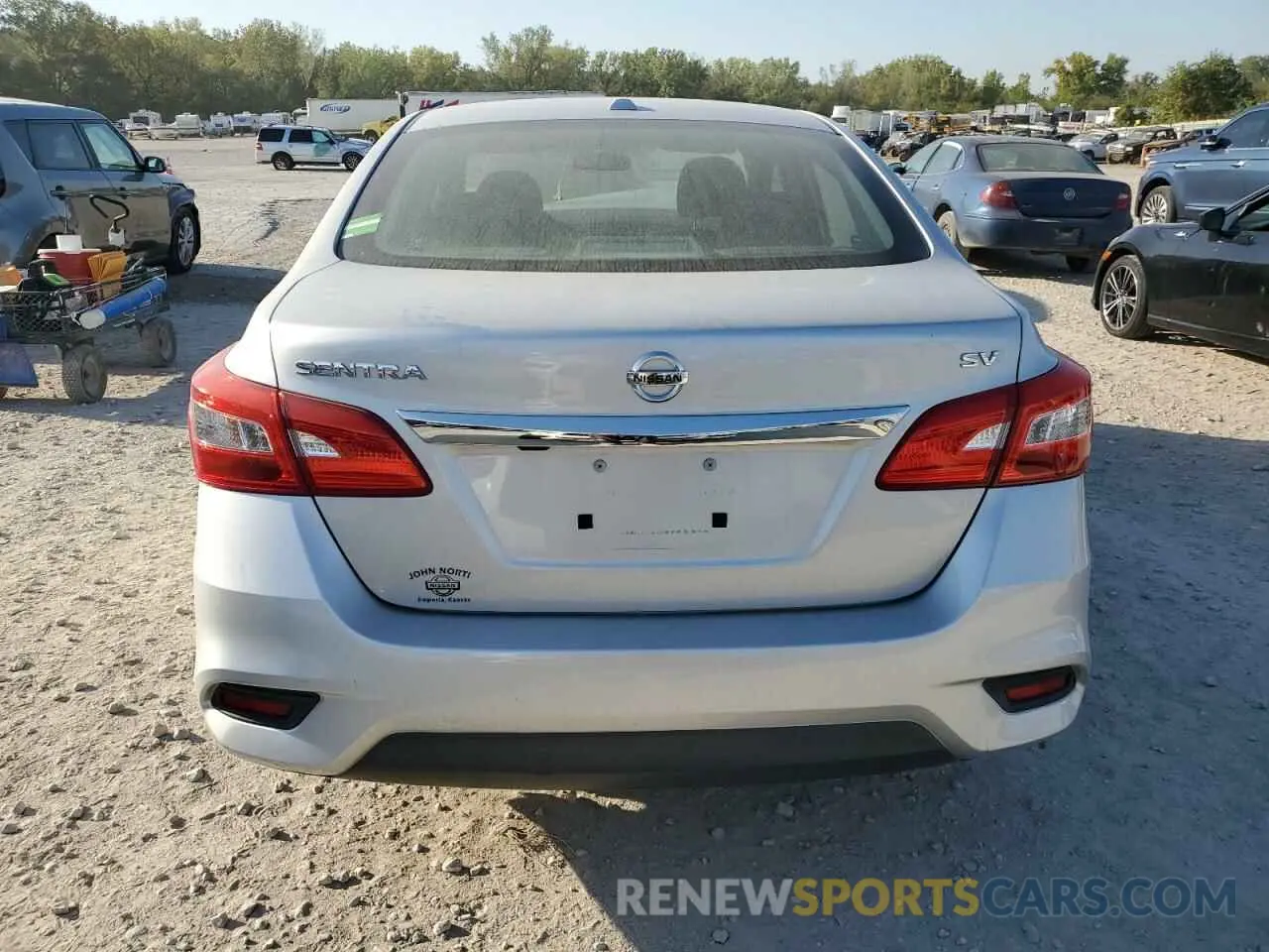 6 Photograph of a damaged car 3N1AB7AP4KY335826 NISSAN SENTRA 2019