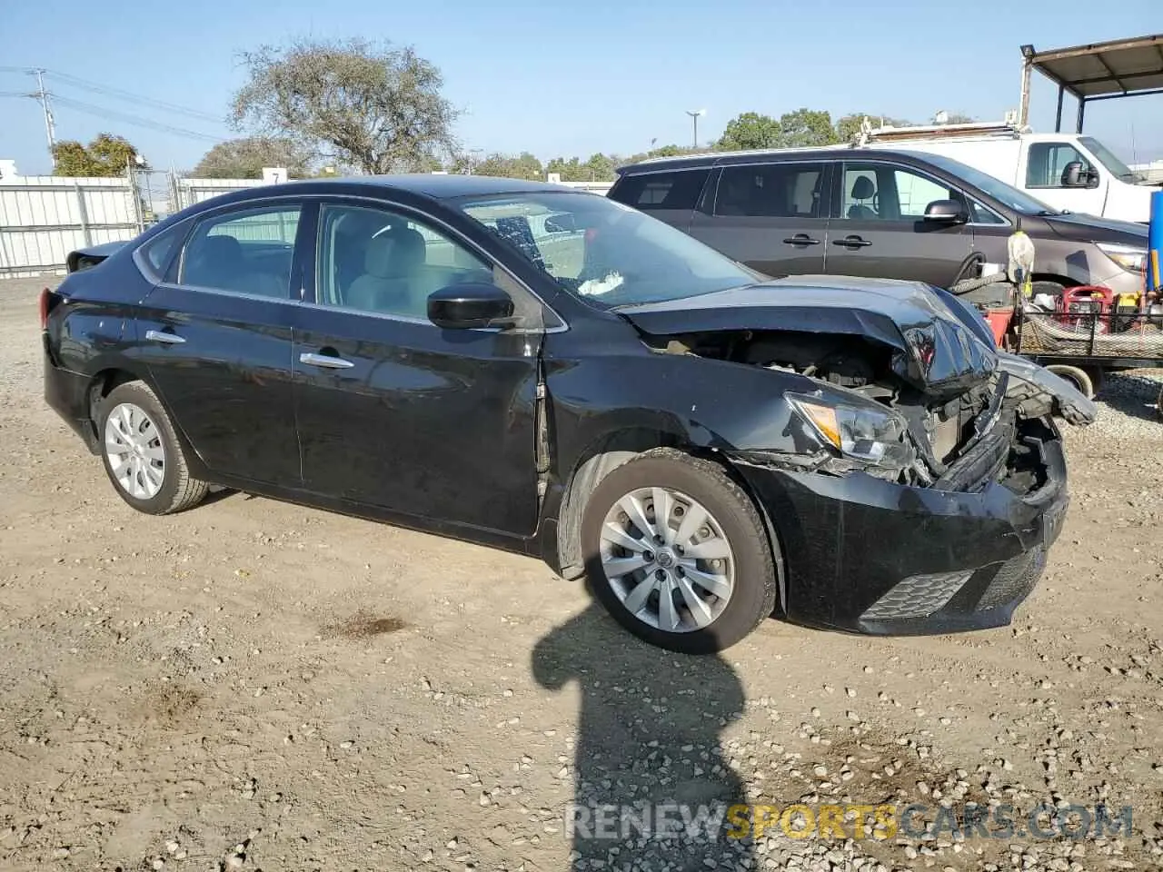 4 Photograph of a damaged car 3N1AB7AP4KY336880 NISSAN SENTRA 2019