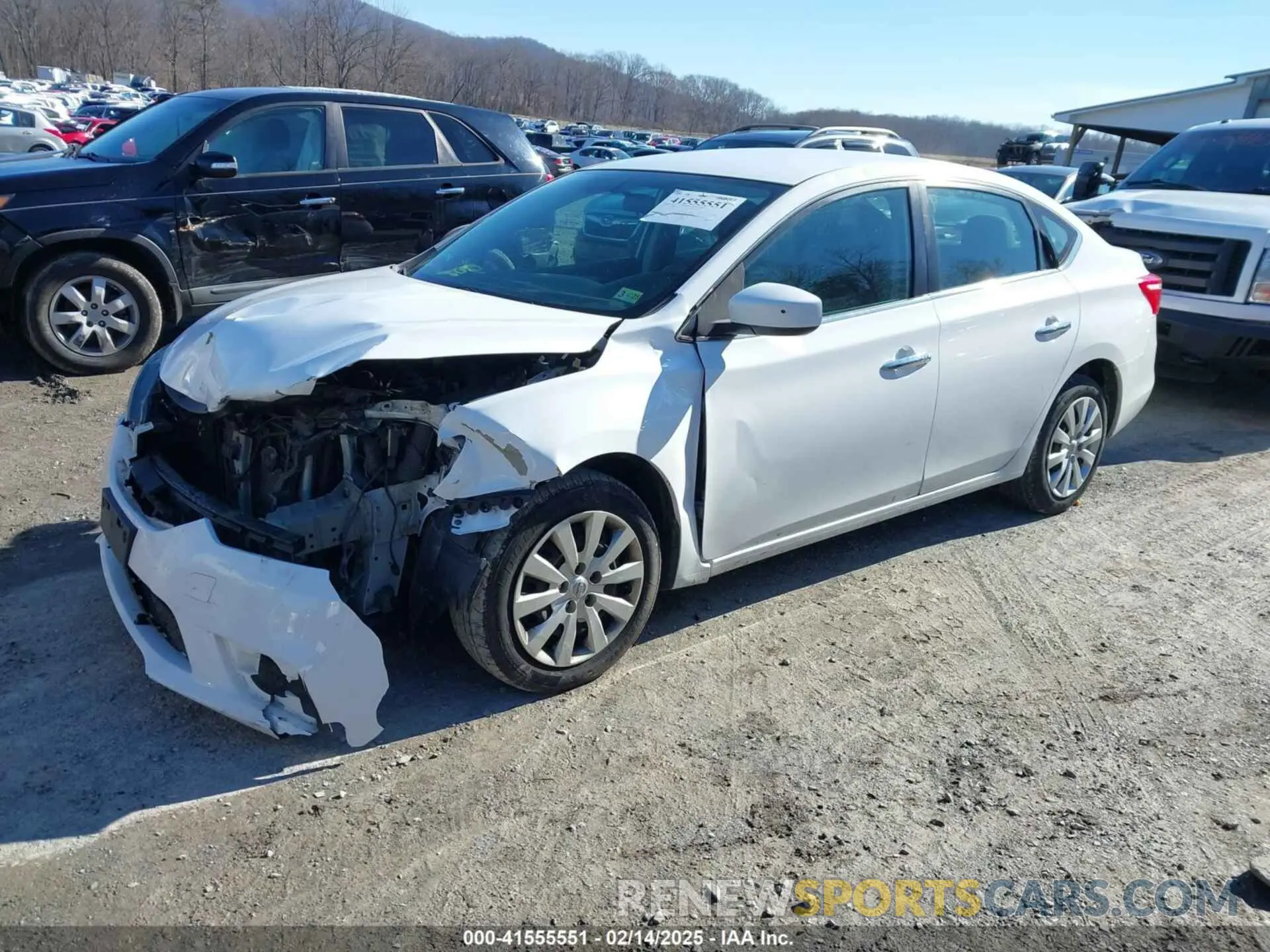 2 Photograph of a damaged car 3N1AB7AP4KY338354 NISSAN SENTRA 2019