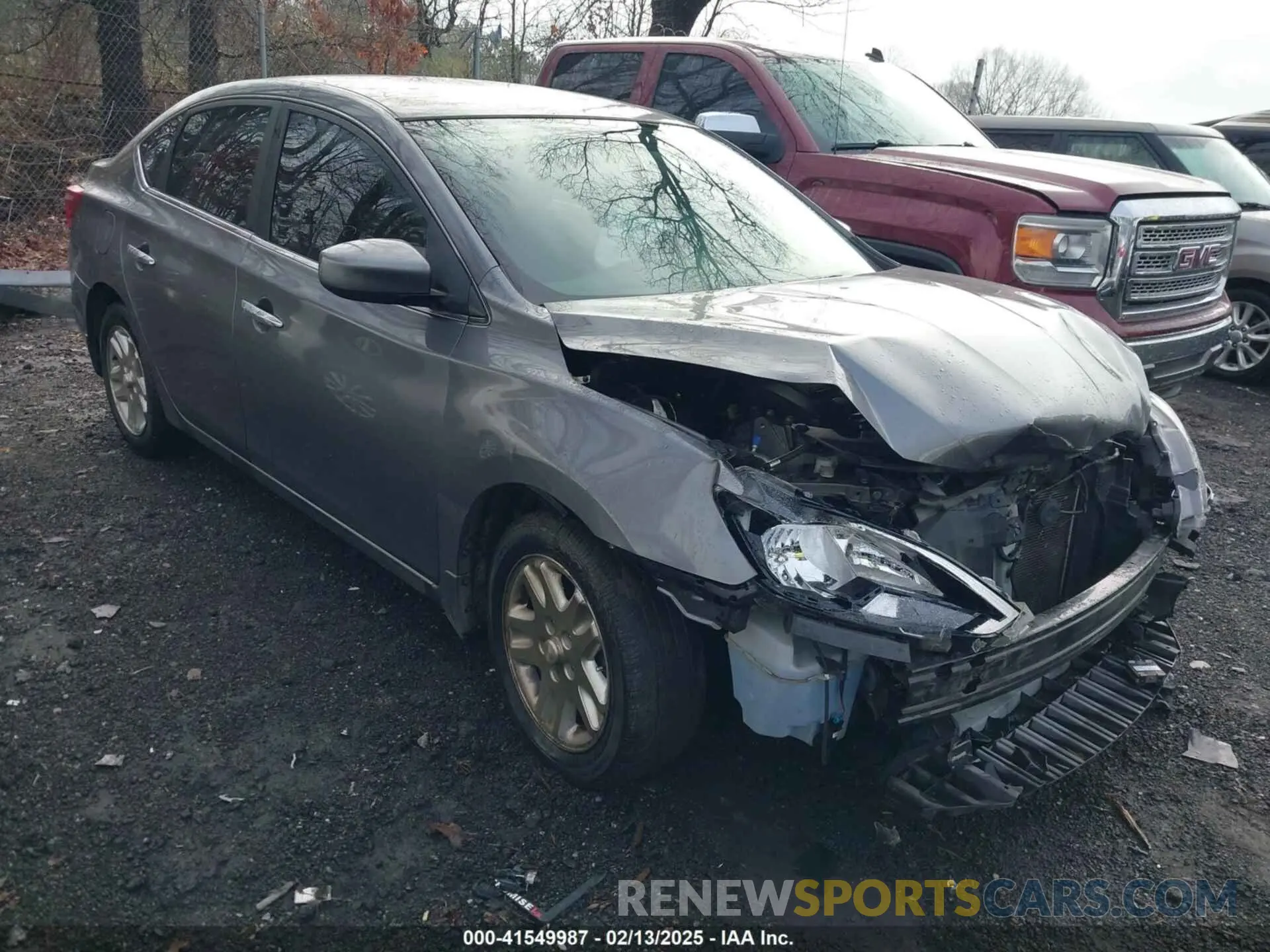 1 Photograph of a damaged car 3N1AB7AP4KY341870 NISSAN SENTRA 2019