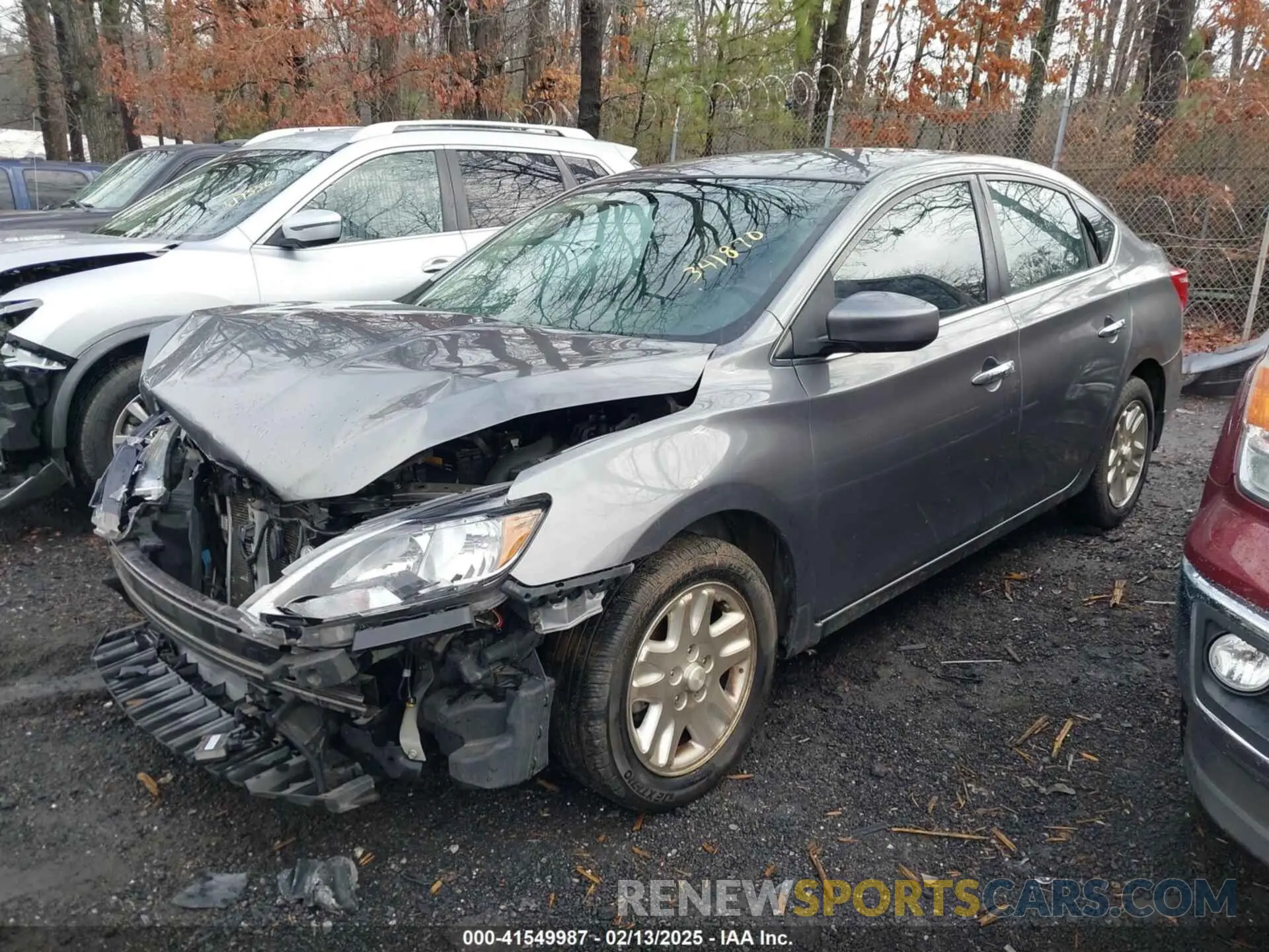 2 Photograph of a damaged car 3N1AB7AP4KY341870 NISSAN SENTRA 2019