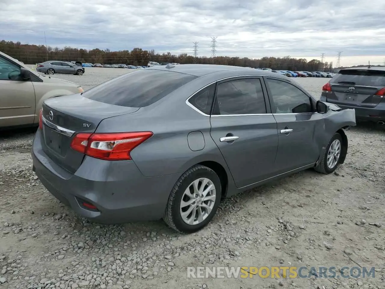 3 Photograph of a damaged car 3N1AB7AP4KY348866 NISSAN SENTRA 2019