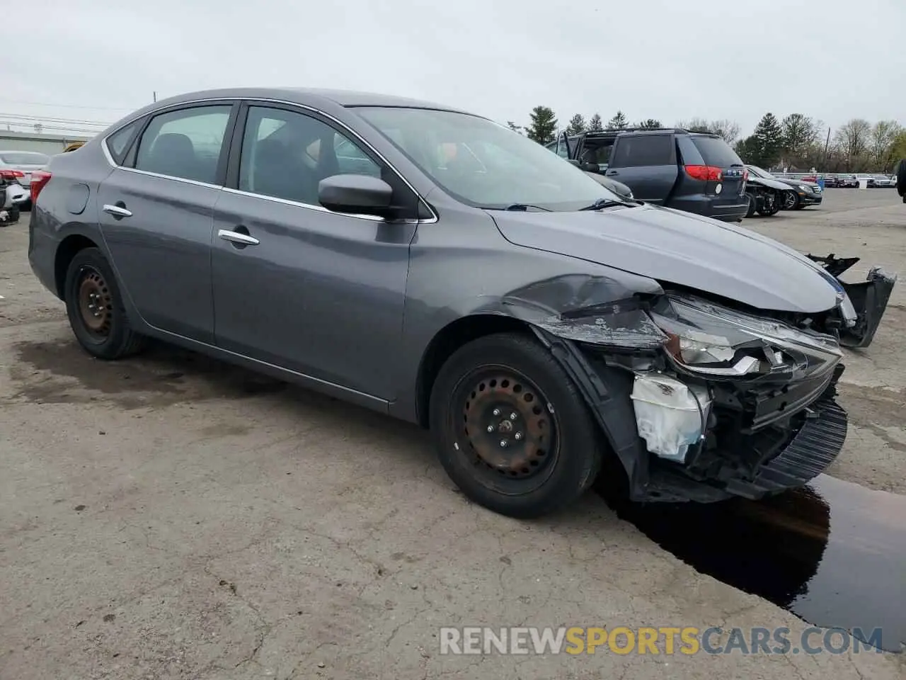 4 Photograph of a damaged car 3N1AB7AP4KY353565 NISSAN SENTRA 2019