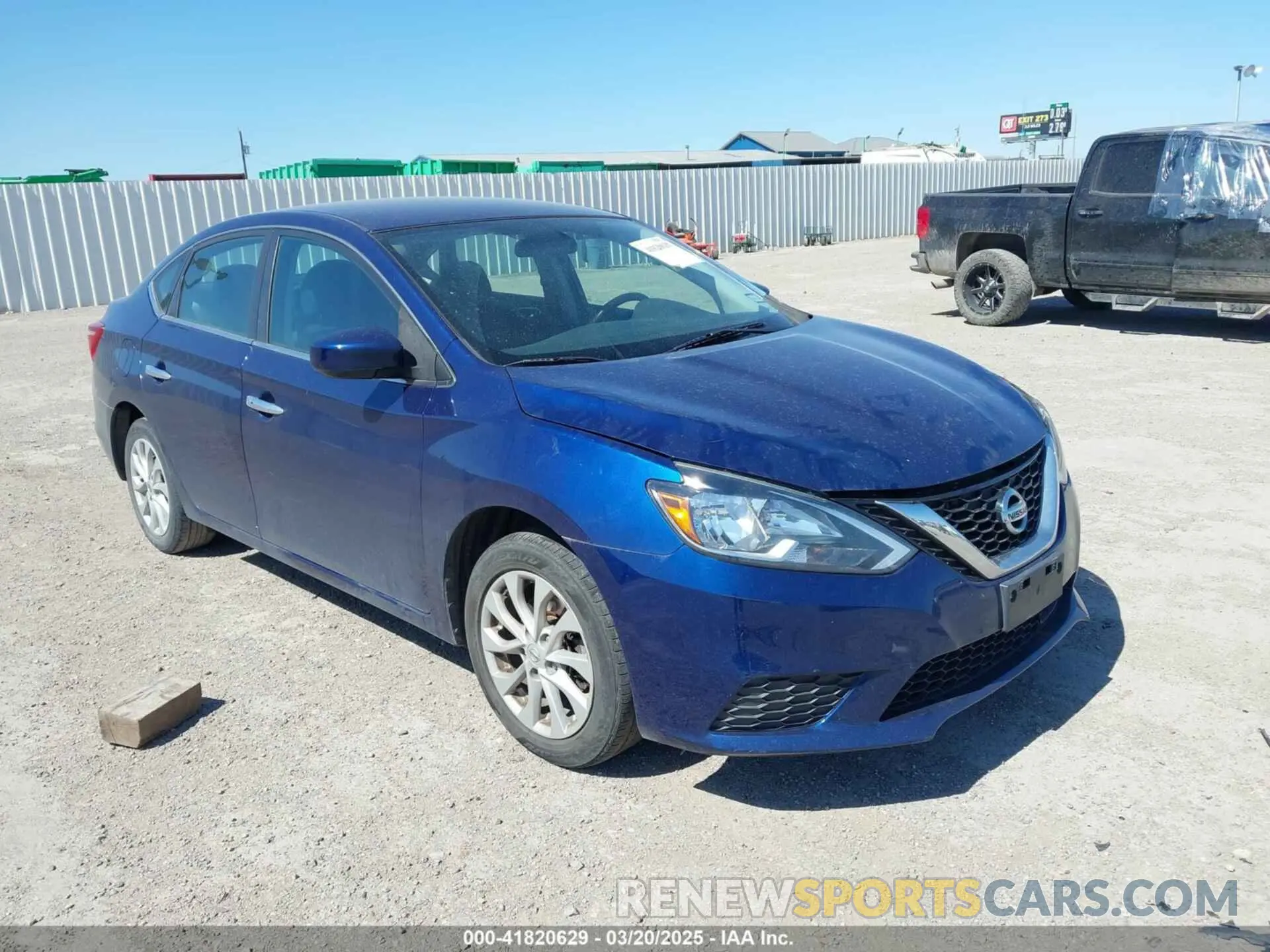 1 Photograph of a damaged car 3N1AB7AP4KY355168 NISSAN SENTRA 2019