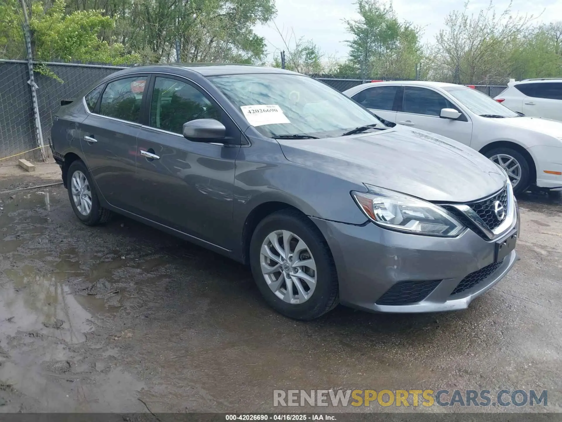 1 Photograph of a damaged car 3N1AB7AP4KY356577 NISSAN SENTRA 2019