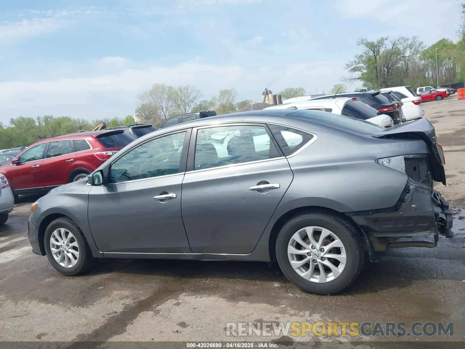 15 Photograph of a damaged car 3N1AB7AP4KY356577 NISSAN SENTRA 2019