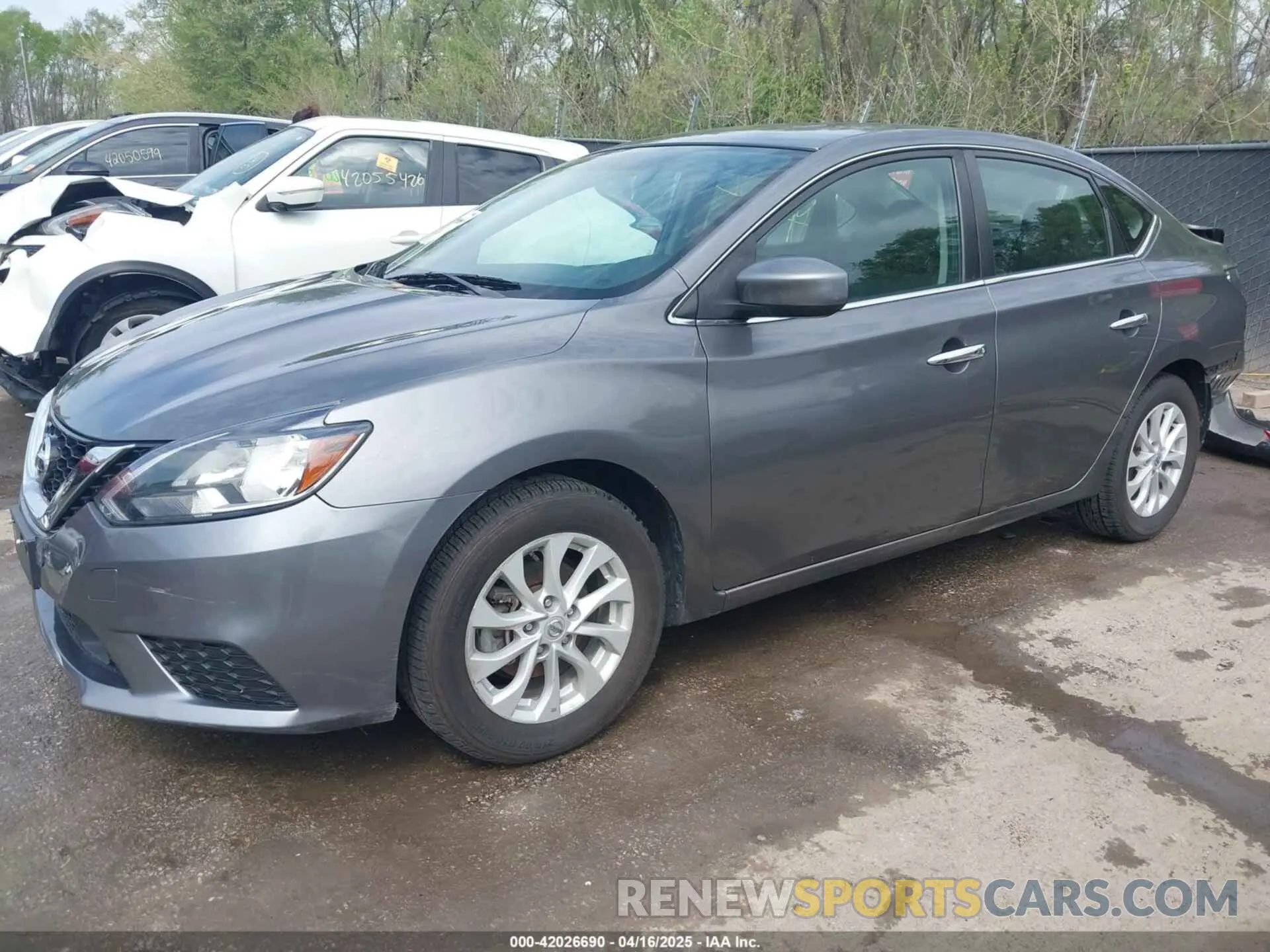 2 Photograph of a damaged car 3N1AB7AP4KY356577 NISSAN SENTRA 2019