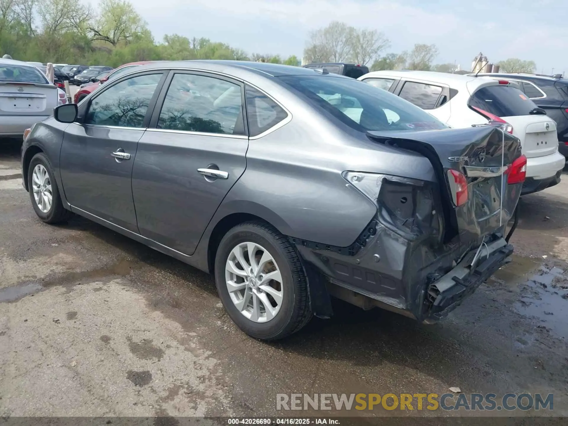 3 Photograph of a damaged car 3N1AB7AP4KY356577 NISSAN SENTRA 2019
