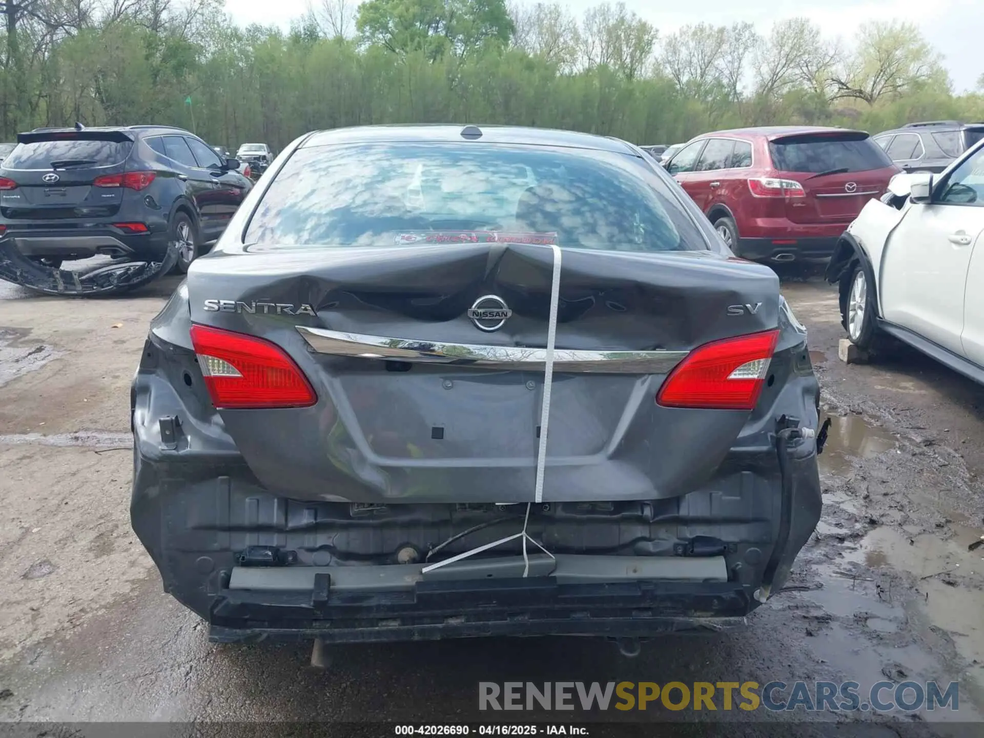 6 Photograph of a damaged car 3N1AB7AP4KY356577 NISSAN SENTRA 2019