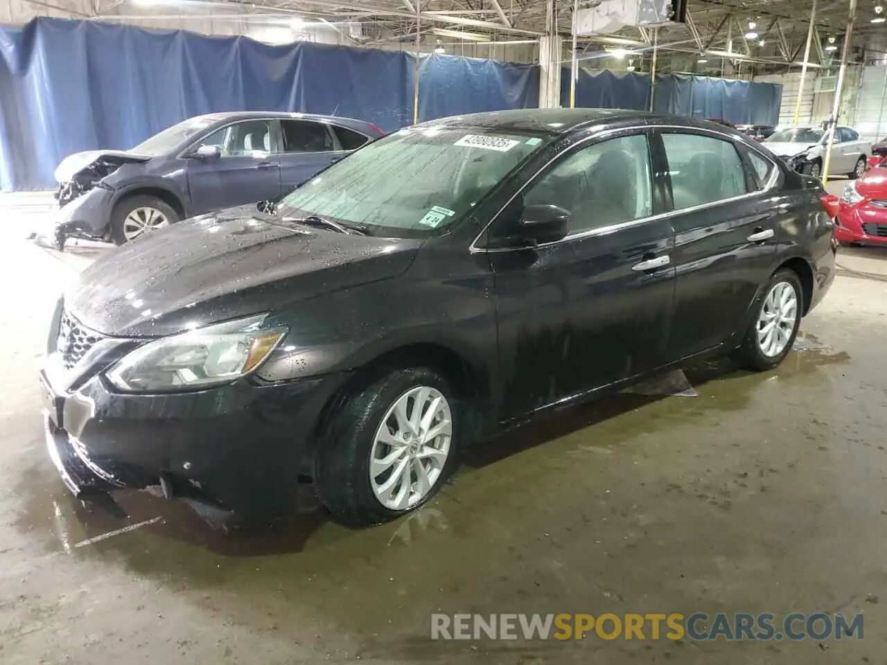 1 Photograph of a damaged car 3N1AB7AP4KY356952 NISSAN SENTRA 2019