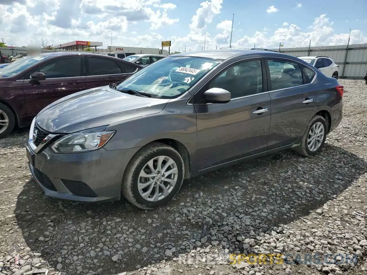 1 Photograph of a damaged car 3N1AB7AP4KY358863 NISSAN SENTRA 2019