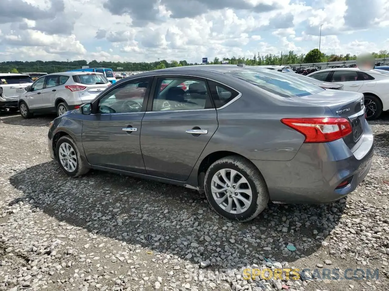 2 Photograph of a damaged car 3N1AB7AP4KY358863 NISSAN SENTRA 2019