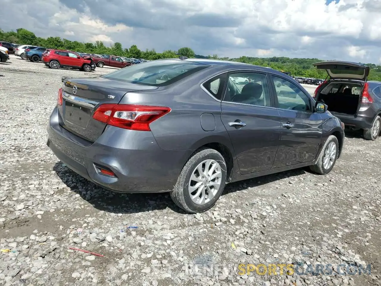 3 Photograph of a damaged car 3N1AB7AP4KY358863 NISSAN SENTRA 2019