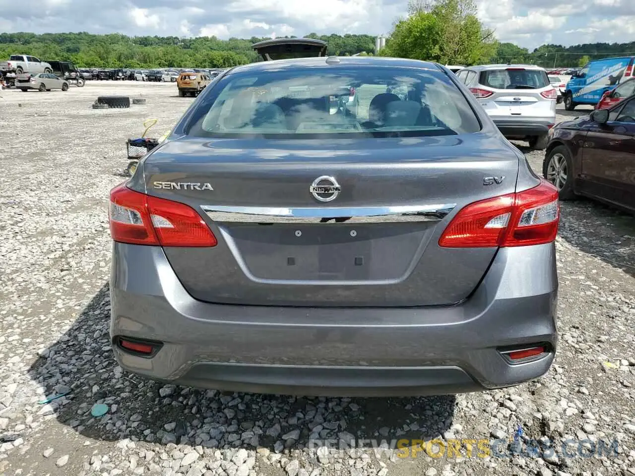 6 Photograph of a damaged car 3N1AB7AP4KY358863 NISSAN SENTRA 2019