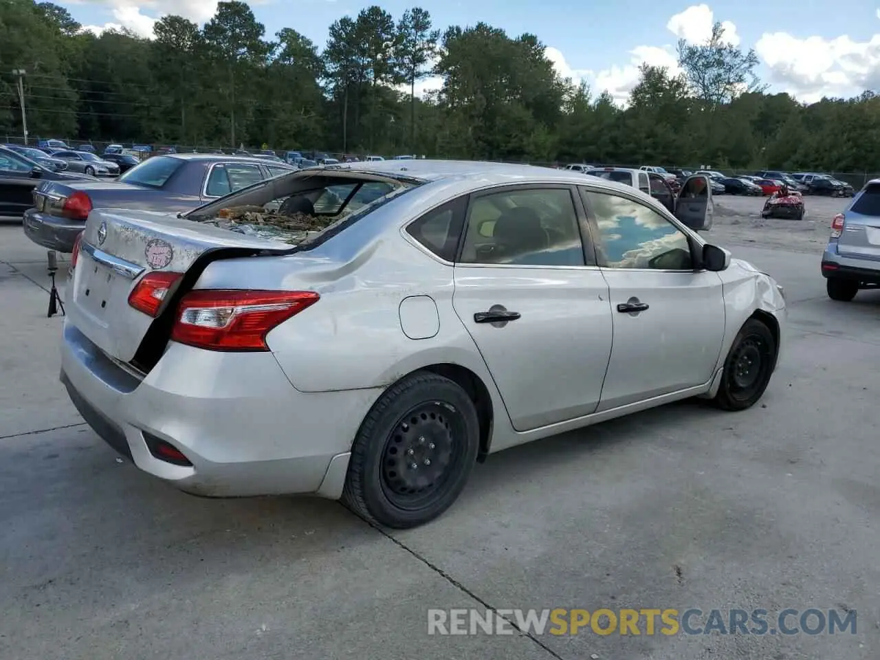 3 Photograph of a damaged car 3N1AB7AP4KY362265 NISSAN SENTRA 2019