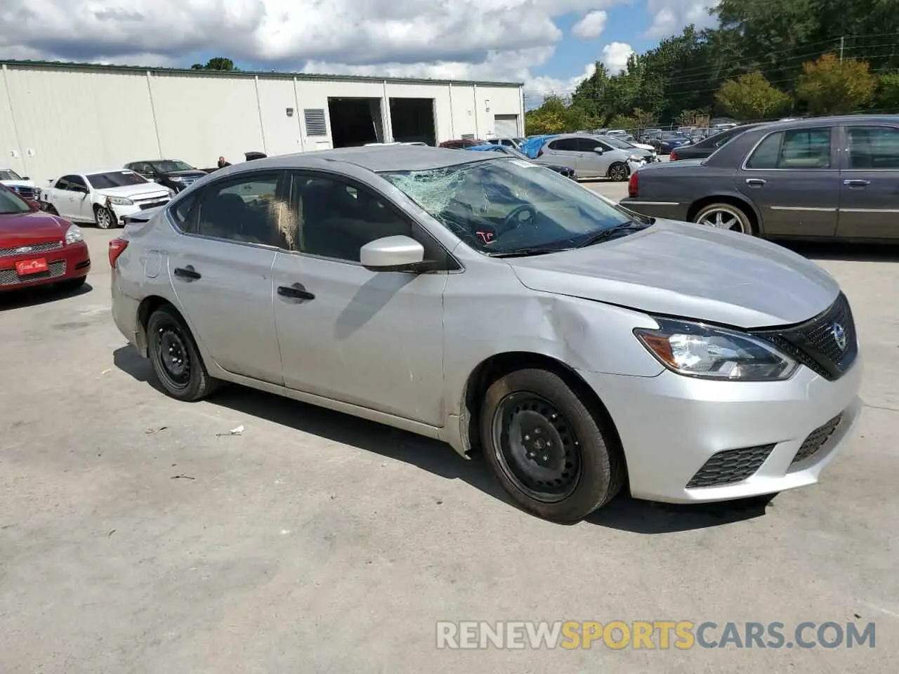 4 Photograph of a damaged car 3N1AB7AP4KY362265 NISSAN SENTRA 2019