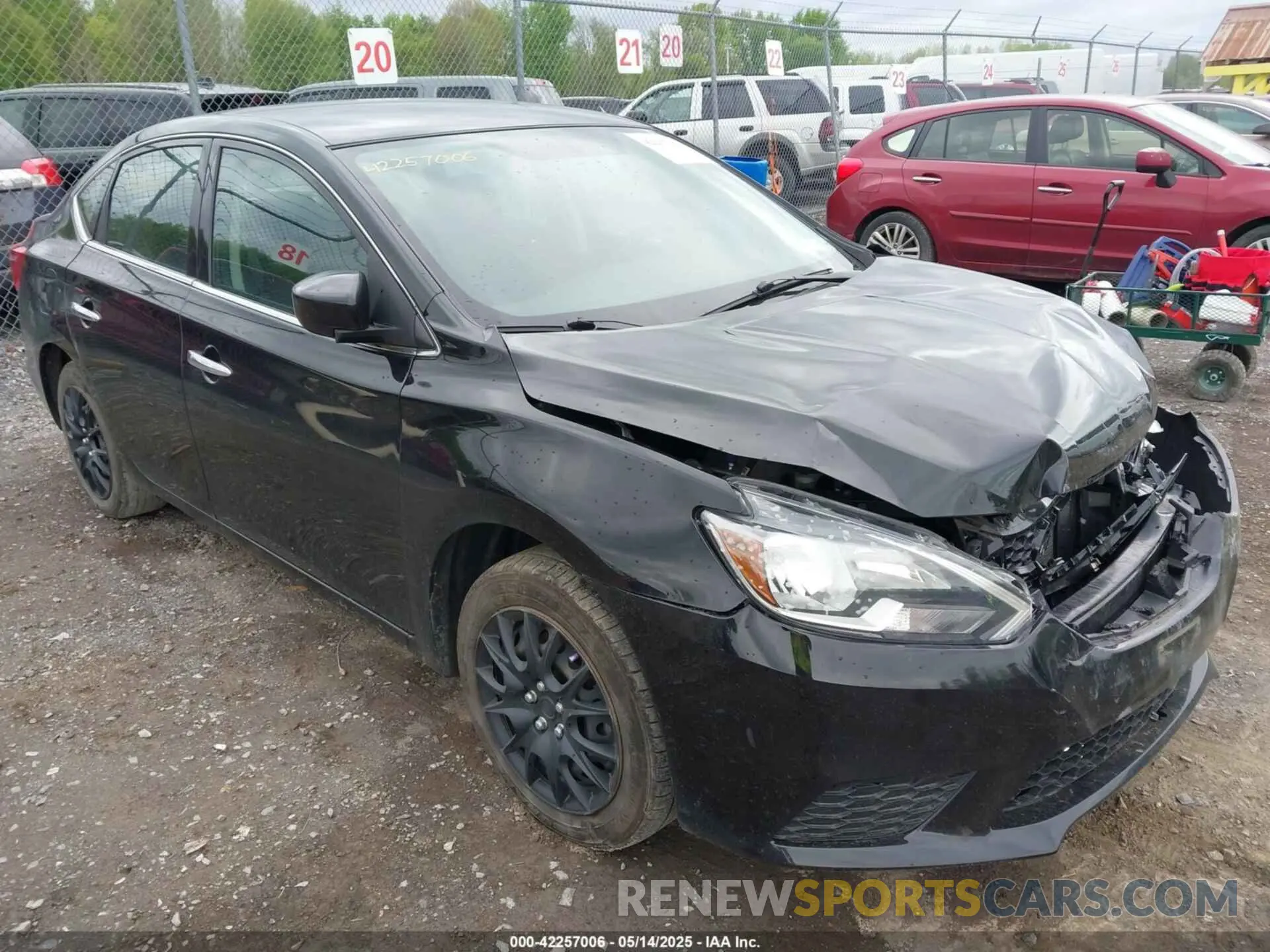 1 Photograph of a damaged car 3N1AB7AP4KY363948 NISSAN SENTRA 2019