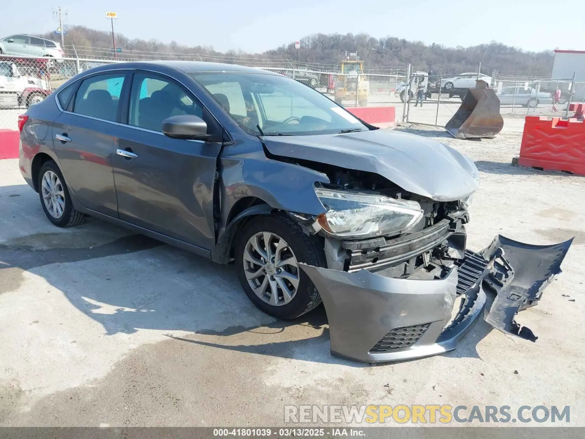 1 Photograph of a damaged car 3N1AB7AP4KY373282 NISSAN SENTRA 2019