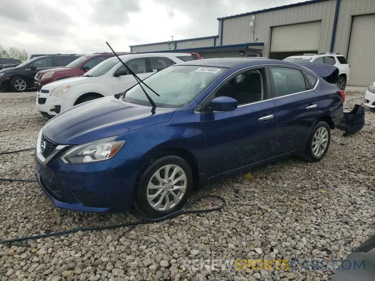 1 Photograph of a damaged car 3N1AB7AP4KY382810 NISSAN SENTRA 2019
