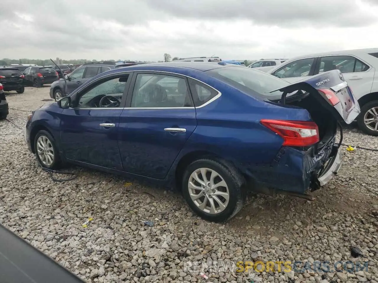 2 Photograph of a damaged car 3N1AB7AP4KY382810 NISSAN SENTRA 2019