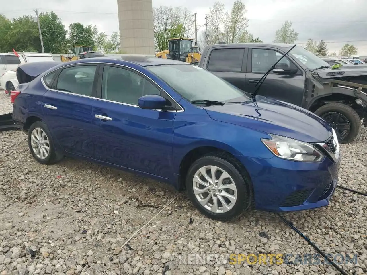 4 Photograph of a damaged car 3N1AB7AP4KY382810 NISSAN SENTRA 2019