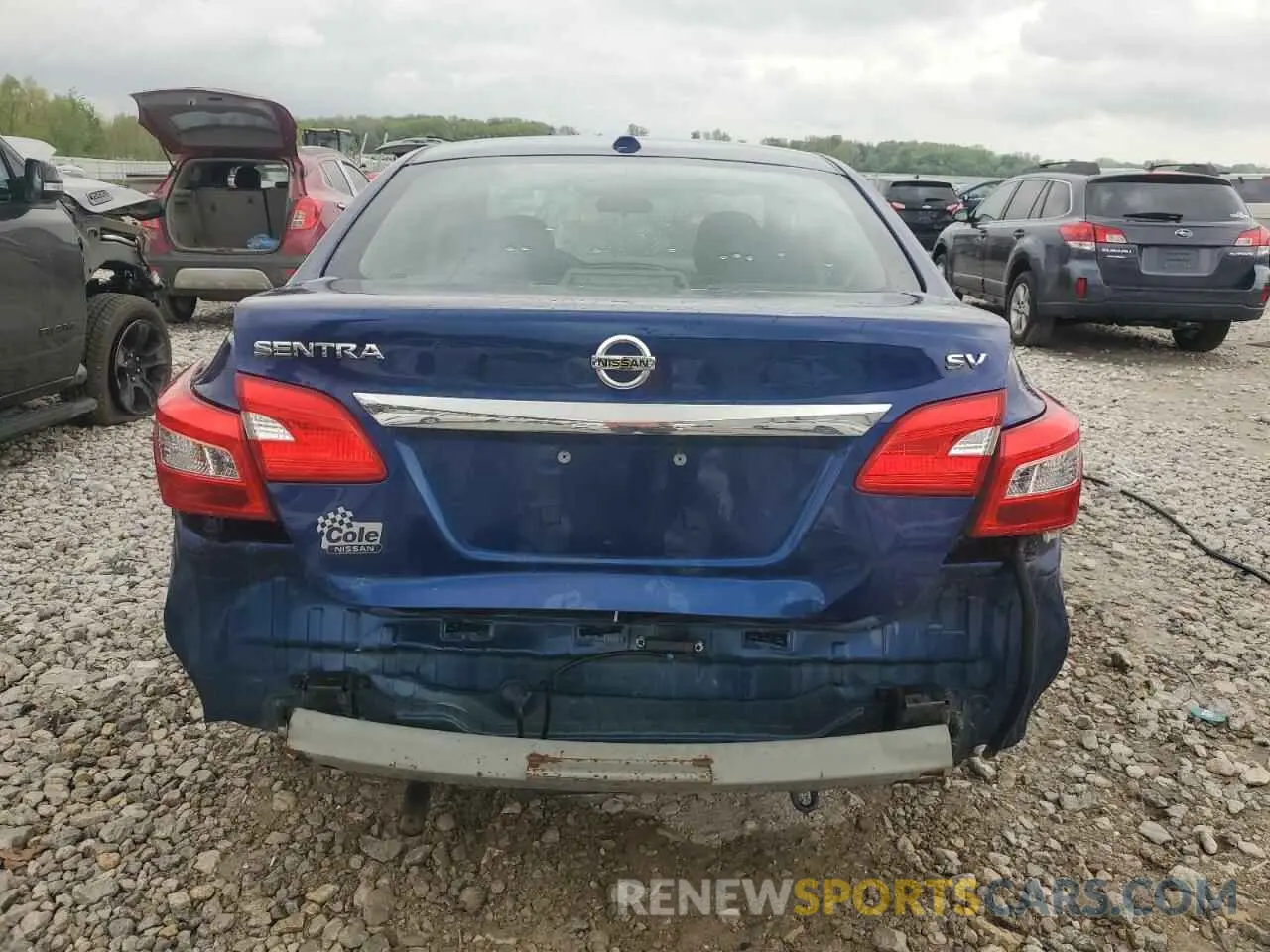 6 Photograph of a damaged car 3N1AB7AP4KY382810 NISSAN SENTRA 2019