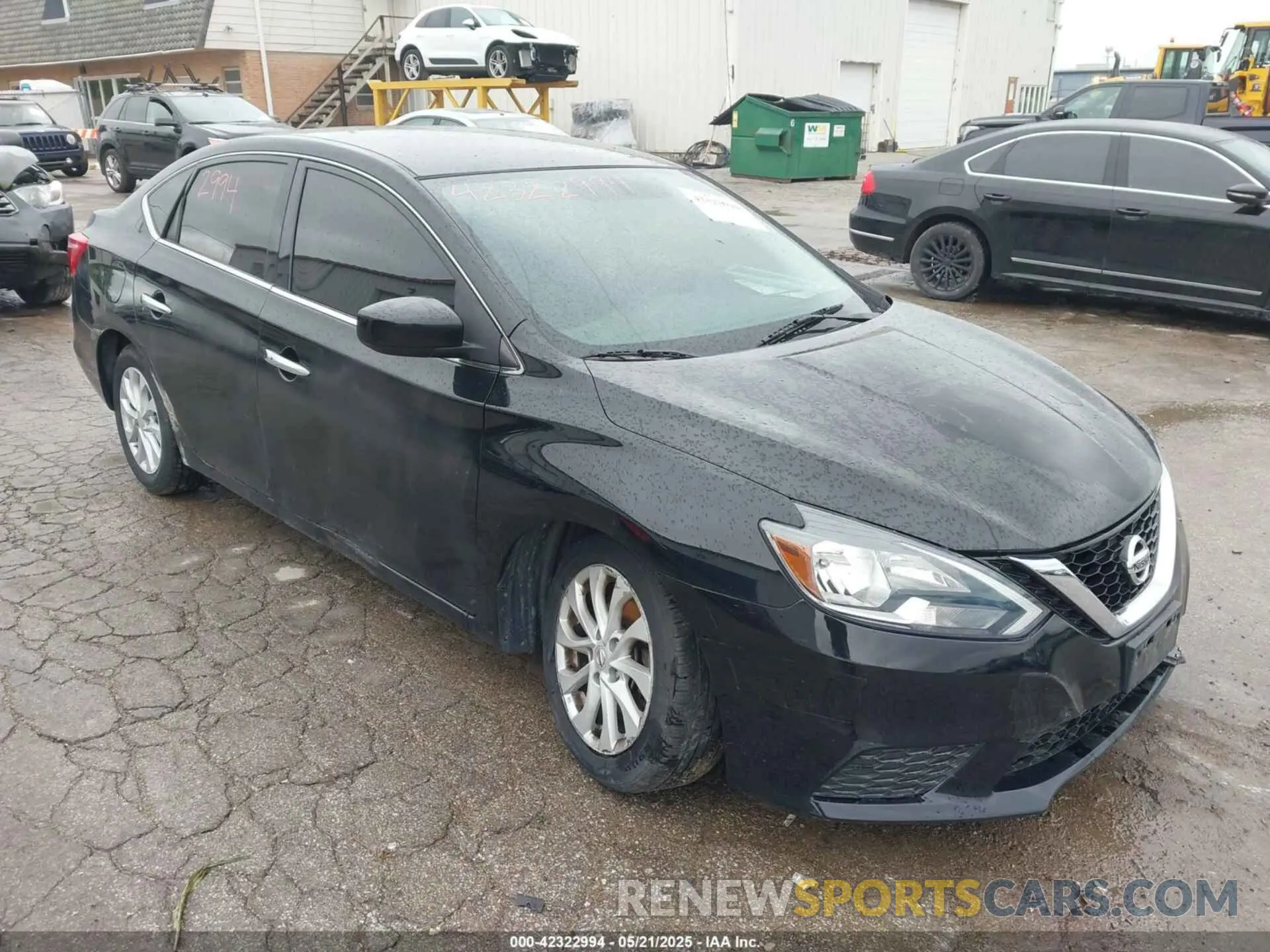 1 Photograph of a damaged car 3N1AB7AP4KY389580 NISSAN SENTRA 2019