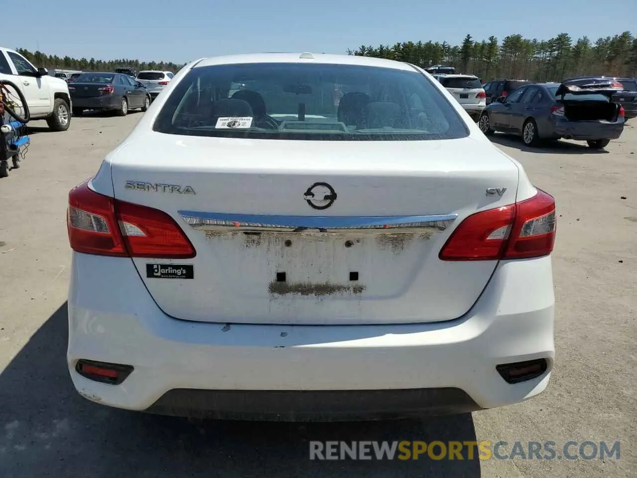 6 Photograph of a damaged car 3N1AB7AP4KY393452 NISSAN SENTRA 2019
