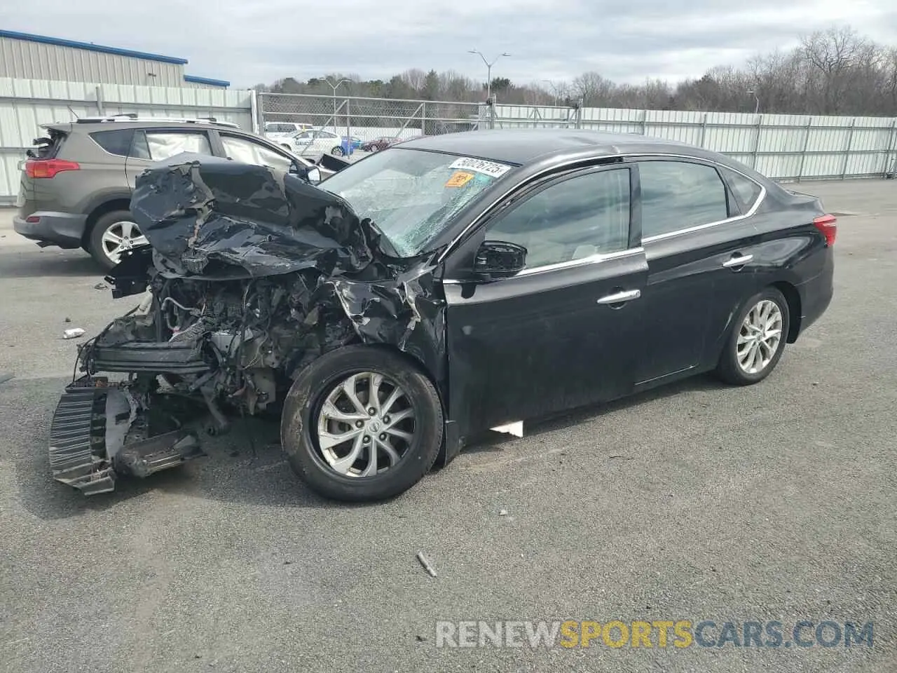 1 Photograph of a damaged car 3N1AB7AP4KY394598 NISSAN SENTRA 2019