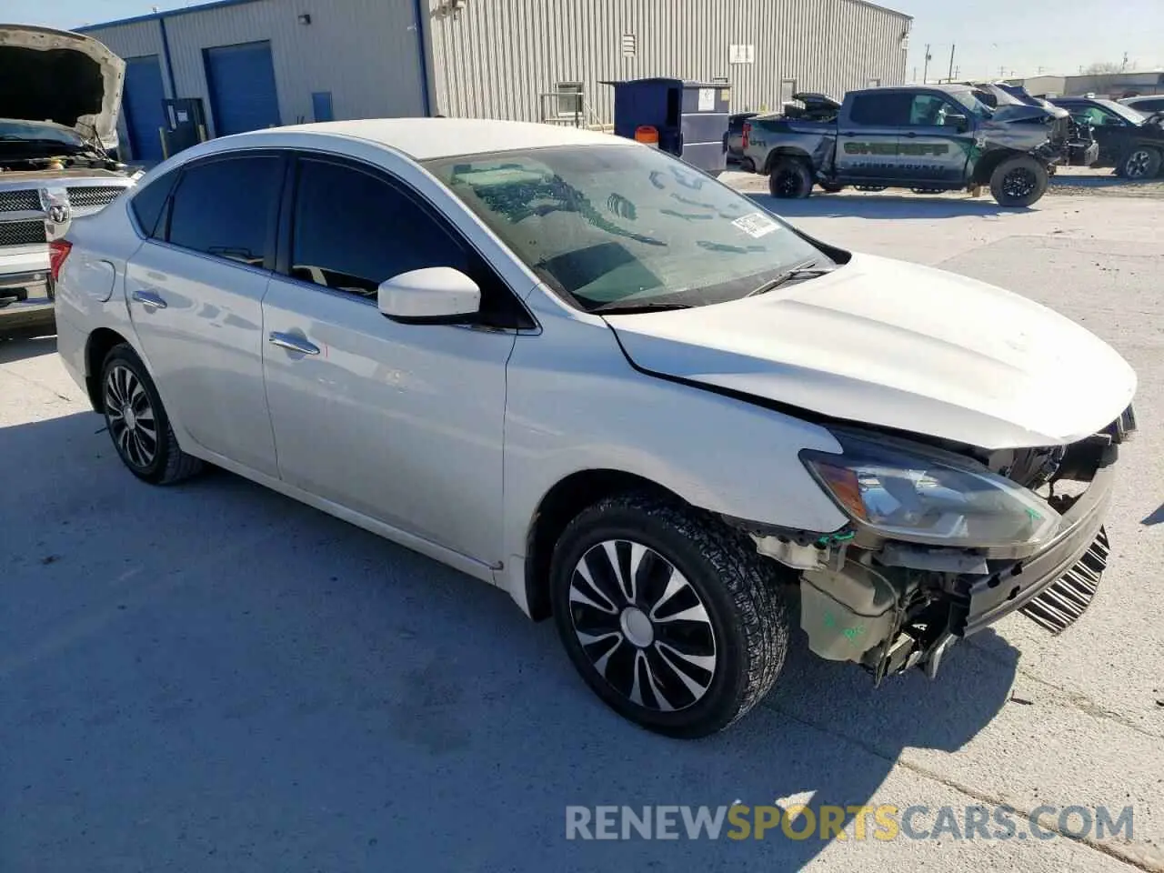 4 Photograph of a damaged car 3N1AB7AP4KY394861 NISSAN SENTRA 2019