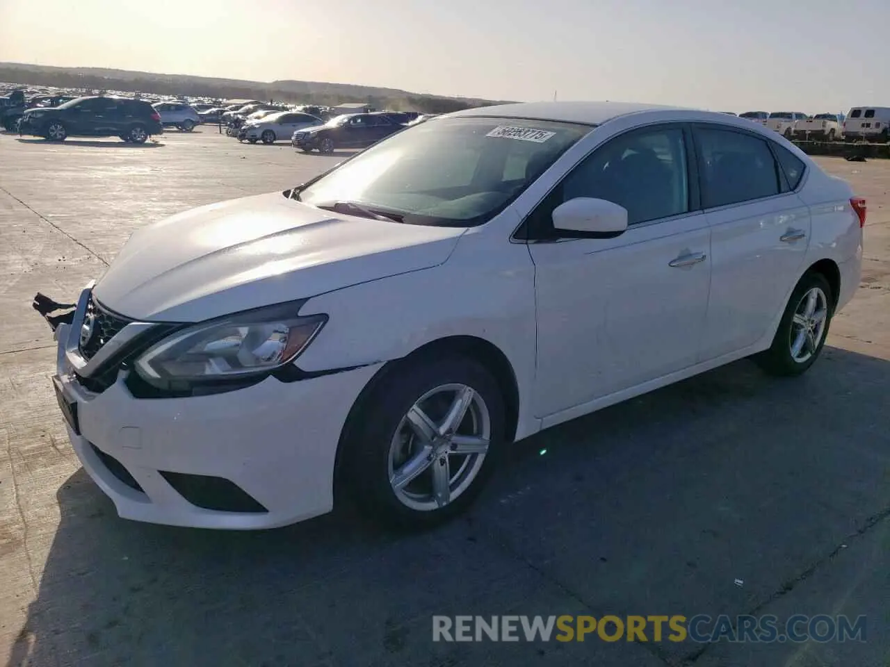 1 Photograph of a damaged car 3N1AB7AP4KY395766 NISSAN SENTRA 2019
